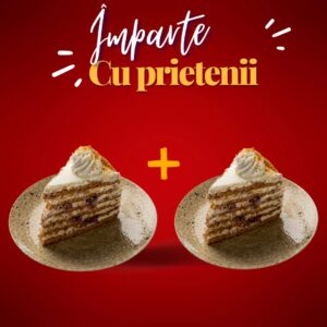 1 prăjitură Medovik + 1 prăjitură Medovik