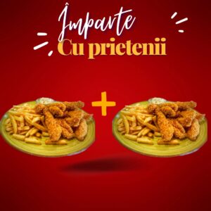 1 Meniu Crispy Strips 5 buc + 1 Meniu Crispy Strips 5 buc
